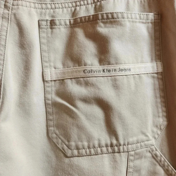Calvin Klein Tapered Fit Utility Straight Leg Jeans - Picture 7 of 8